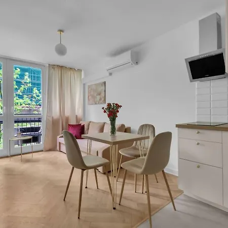 Apartamento Sugarberry With Ac Center Varsóvia